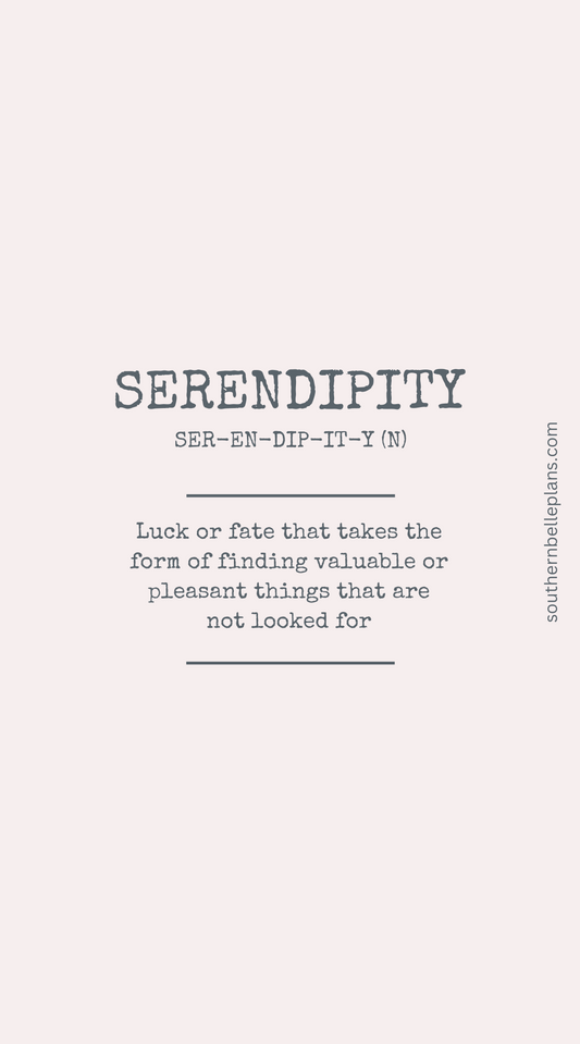 Serendipity / Kindness