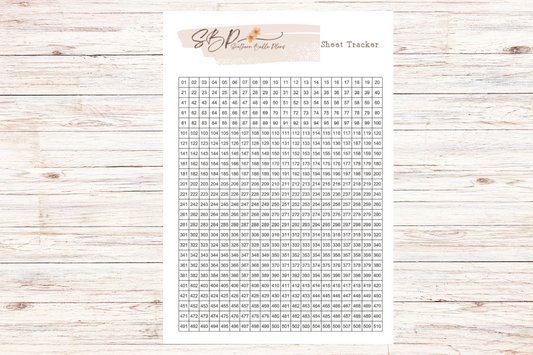 Sheet Tracker